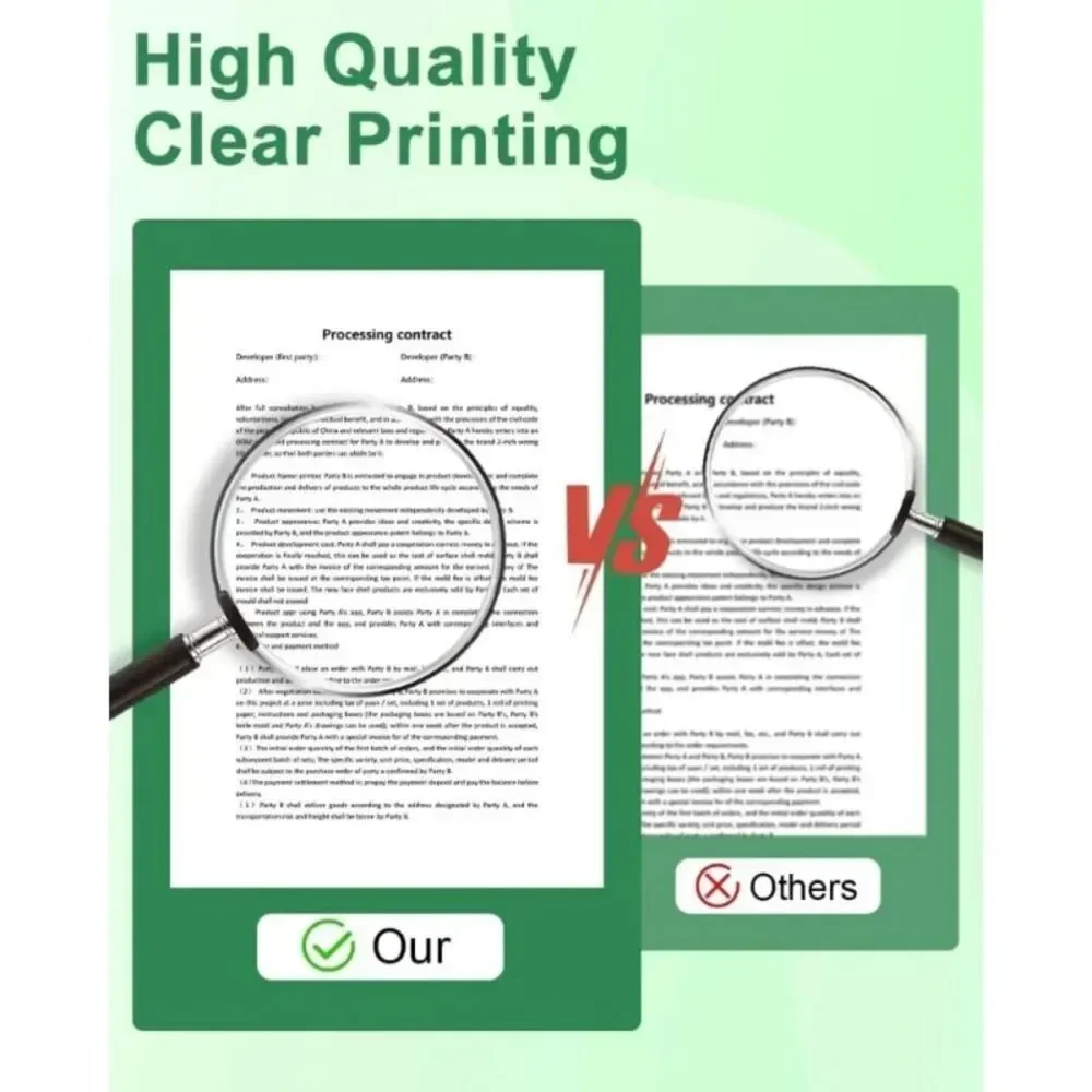 Phomemo A4 Thermal Printer Paper Letter Paper Quick-Dry Continuous Paper Suitab